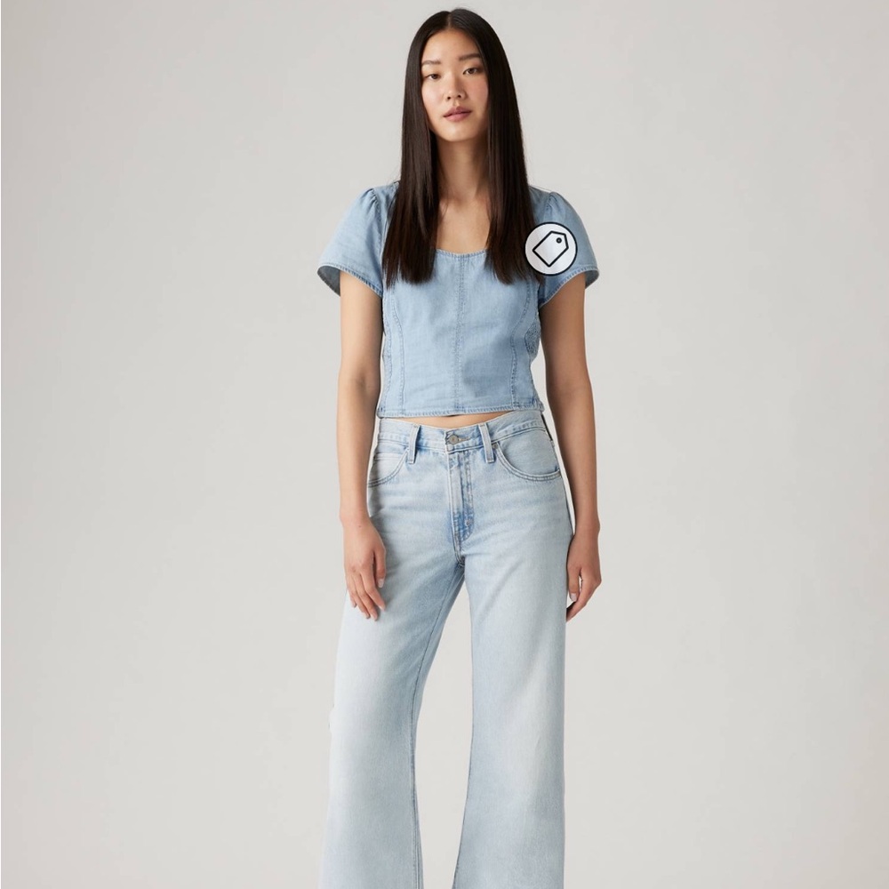 Levi's Light Blue Flare Jeans for Women